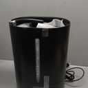 6L Humidifiers for Bedroom Large Room Home, Cool and Warm Humidifier for Plants Mist Top Fill Desk Humidifier Essential Oil Diffuser, Quiet Humidifiers with Adjustable Mist,360Nozzle-Black