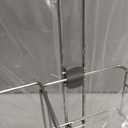 Zenna Home Shower Caddy Hanging Bathroom Organizer, Steel Shower Shelves with 4 Sliding Baskets and Built in Hooks, Accomodates Hose for Handheld Shower Head Storage System, Chrome