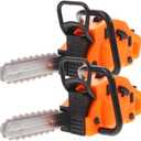 2Pcs Miniature Dollhouse Chainsaw: Mini Garden Chainsaw Figurine PVC Fairy Garden Accessories for Landscape Decoration