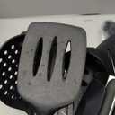 SMIRLY Knife Set - 15 Pieces Knives Set for Kitchen with Block and Sharpener - Stainless Steel Knife Set with Anti-Slip Ergonomic Handle for Steak Bread, Dishwasher Safe, Black