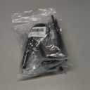 4 x Christmas Stocking Hooks,Non Slip Vinyl Coated Stocking Holder for Mantle Set of 4 Pack, Black Metal Stocking Hanger with Rubber Coated Stocking Hooks for Christmas Party Decorations