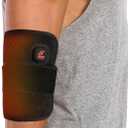 Elbow Heating Pad, Cordless Elbow Brace for Tendonitis and Tennis Elbow, Small Heating Pads for Arms Legs Pain Relief with 3 Temperature Modes 3000mAh, 30 Mins Auto-Off(Black)