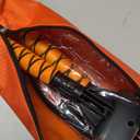 DIYSELF 27" Snow Brush with Two-Size Ice Scrapers for Car Windshield, 4 Pack Detachable Snow Removal Tool, Ergonomic Foam Grip, Snow Scraper for Car, Trucks, SUV, Christmas Stocking Stuffers for Men (Red)