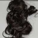 14 Inch Black Ponytail Extension - Soft Wavy Pony Tails Hair Extensions, Claw Clip Ponytail Extension, Natural Short Hair Extensions Ponytail, Synthetic Hair Pieces for Women (Color: Black)