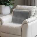 Lumbar Support Pillow for Recliner Chair/Accent Chair/Couch,Comfy Back Support Pillow with Gel Memory Foam,Recliner Cushions for Back Rest,Pain Relief,Reading,Washable Cover