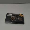 Bicycle Pizza Cutter Wheel - Gifts for Cyclists, Men, Dad, Bike Lovers - Funny Kitchen Gadgets - Cool Fathers Day, Christmas, Birthday, White Elephant Gifts - Stainless Steel Pizza Slicer(White)