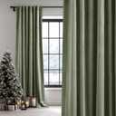 StangH Sage Green Curtains 96 inches Long for Living Room, Two-Layer Blackout Velvet Window Drapes Thick Thermal Insulated Panels for Nursery Kids Bedroom, W48 x L96, 1 Panel