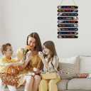 MONALET Gaming Gamer Inspirational Wall Decor for Boys Kids Game Room Playroom Office Nursery, You Are Loved Hanging Wooden Signs Decorations, Positive Affirmations Wall Art Wood Plaque 9Pcs 12x19