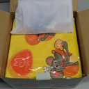 Migipaws MigiBox Cat Toy with PopSkin, Interactive Kitten Toy for Indoor Cats, Automatic Pop Out Feathers from 12 Holes Randomly, Pounce Mystery Under Cover to Stimulate Bored Furry, Rechargable (Yellow Plus)