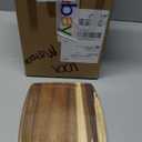 Kigley 10 Pcs Acacia Wood Cutting Boards Bulk for Laser Engraving Wooden Dinner Plates with Groove Chopping Charcuterie Board Carving Tray for Holiday Housewarming Party Gifts (8 x 10 Inch)