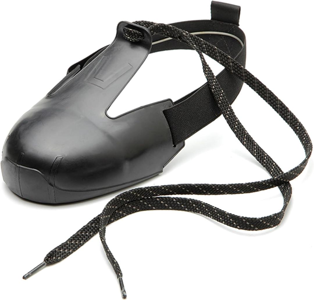 Safety Overshoes, Protective Toe Cap for Visitors, Smash-Proof Non-slip Protector with Adjustable Elastic Band, Fits EU Size 36-44/US 8-10.5 (Small)