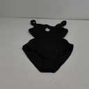 Women One Piece Swimsuit Cut Out Monokini Swimwear (Large, Black)