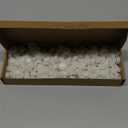 MECCANIXITY 250Pcs Plastic Hole Plugs, 5/8" x 1/4"(DxH) Hole Cover Tubing End Cap for Round Holes(12mm), Cabinet Furniture Cupboard Shelves, Clear White