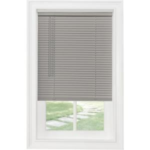 Cordless Light Filtering Blinds, 32 x 72 in, Grey, Vinyl