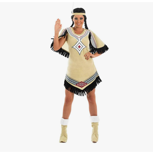 fun shack Native American Costume Women, Native American Dress for Women, Warrior Princess Costume Women, XL