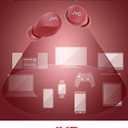 JVC Compact and Lightweight Gumy Mini True Wireless Earbuds Headphones, Long Battery Life (up to 23 Hours), Sound with Neodymium Magnet Driver, Water Resistance (IPX4) - HAA6TR (Red)