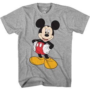 Disney Men's Classic Mickey Mouse Full Size Graphic Short Sleeve T-Shirt, Size: 3X-Large