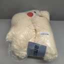 WENMOTDY Huge Teddy Bear Stuffed Animal Giant Teddy Bear Plush with Red Ribbon Bow Day Plush Toy Gift for Girlfriend and Kids 36 inch Beige