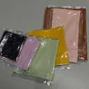 Set of Multi-Colored PU Leather Travel Pouches, Portable Cosmetic and Accessory Organizers