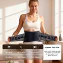 Ultra Breathable Back Brace for Women-[Upgraded Medical-Grade Support] Lower Back Brace, Slim & Discreet Back Support Brace for Pain Relief, Herniated Disc, Sciatica, Scoliosis(X-Large)