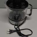 Elite Gourmet ETS623 BPA-Free 40-Watt Electric Citrus Juicer, Compact, Large Volume, Pulp Control, Oranges, Lemons, Limes, Grapefruits with Easy Pour Spout, 24oz, Black/Stainless Steel