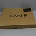 Juvale Bamboo Silverware Organizer for Drawer, Kitchen, 6 Slot Utensil Tray (Black, 17 x 11.75 x 1.75 In)