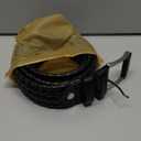 BULLIANT Mens Belts,Leather Woven Braided Belts for Gift Men Casual Jeans Golf (34"-38"Waist Adjustable, Black1480)