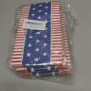 100Pcs 4th of July Guest Napkins Patriotic Napkins Red White and Blue Star Stripe Disposable Paper Guest Towels American Flag Design for Independence Day Dinner Kitchen Bathroom Decorative Towels