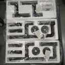 MyGift Wall Mounted Industrial Black Metal Vertical Hat and Coat Rack with 3 Adjustable Arm Hooks, Entryway Organizer Coat Hooks, Set of 2