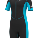 Hevto Kids Wetsuit Shorty for Boys Toddler Girls Youth 2mm Neoprene Thermal Wet Suit Front Zip for Swimming Snorkeling Surfing Diving Size 5