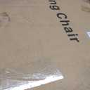 FAB&Deluxe Gaming Chair, Ergonomic Computer Office Chair with Footrest and Lumbar Support, Height Adjustable Desk Chair with 360 Swivel Seat and Headrest, Grey & White