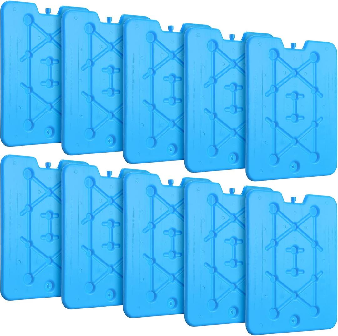 Hoolerry Large Ice Packs for Cooler 10 x 13 Inch Space Saving Freezer Packs-Reusable Long Lasting for Cooler Totes for Keeping Food Fresh