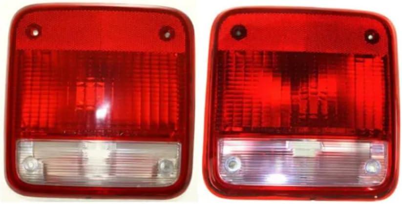 For GMC Van Tail Light Assembly Unit 1985-1996 Pair Driver and Passenger Side | GM2800101 + GM2801101