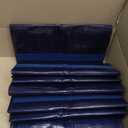 6 Pack Extra Heavy Duty Large Moving Bags with Strong Zipper & Comfortable Handles, Sturdy & Durable Clothes Storage Bags Totes Bins, Blue Packing Moving Boxes for College Supplies, Dark Blue