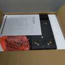 YAUKTAK Farmhouse Nightstand with Drawer, Small Wood Side Table, Wooden Bedroom Nightstand, Wood Night Stand, Black Bedside Table with Storage, Black End Table for Living Room LET512B