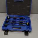 MIXPOWER 5 Piece 1/2" Drive Torque Limiting Socket Extension Bars, CR-MO, 8 Inch Long, Impact Grade Bars -Color Coded for Easy Identification, 65 to 140 Ft-Lbs, Impact Torque Limiter Set