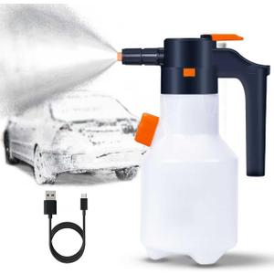 Electric Foam Sprayer 2L, Pressurized Sprayer for Home, Garden and Car Beauty and Cleaning