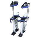 15-23 inch Drywall Stilts Grade Adjustable Auminum Tool Stilt for Painting or Cleaning - Silver