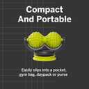 TRIGGERPOINT Mountable Massage Ball Pro Wall-Mounted Recovery Tool with Single & Peanut-Style Attachments, Multi-Density EVA Foam, Hands-Free Relief for Sore Muscles at Home, Gym, or Travel