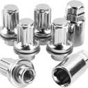 M12 x 1.5 Wheel Lock Lug Nuts Set 13/16 Hex 1.87 Inch Compatible with 4Runner Corolla FJ Cruiser Highlander Matrix Sequoia Solara Tacoma Tundra & L-EXUS GS300 GS400 GS430 GX460 GX470 SC430