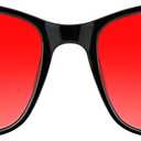 TIJN Sleep Glasses for 99.9% TR90 Blue Green Light Blocking Dual AR Coatings Red Lens for Computer Gaming Reduce Eyestrain (01-max Protect-black)