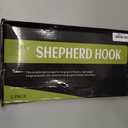 Shepherd Hooks for Outdoor, 1 Pack 62 Inch Bird Feeder Pole with 5 Prongs Base for Hanging Lantern, Hummingbird Feeder, Lightweight Plant, Shepherds Hook for Bird Feeders for Outside