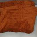 lifein Throw Blanket for Couch-Rust Boho Throw Blanket, Soft Fleece Plush Lightweight Blankets&Throws for All Seasons, Fuzzy Fall Decorative Blankets for Livingroom Bed Sofa Chair (50x60, Rust)