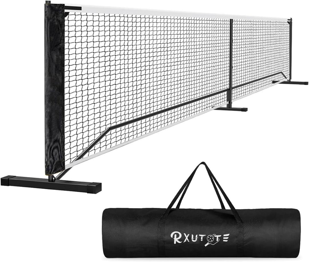 Portable Pickleball Nets Portable with Court Marking Kit, 22 FT USAPA Regulation Size for Full Court System Outdoors Driveway Matches, Easy Setup to Experience Pickleball Game Anywhere