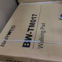 BARWING Incline Walking Treadmill with Foldable Rail for Home