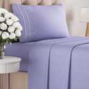 Twin XL Size 3 Piece Sheet Set - Comfy Breathable & Cooling Bed Sheets Set - Hotel Luxury Bedding for Women, Men, Kids, Teens, Boys & Girls - Deep Pockets, Soft and Wrinkle Free - Oeko-Tex - Lavender