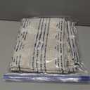 jinchan Boho Stripe Curtains for Living Room Farmhouse Linen Curtains 96 Inch Length 2 Panels for Bedroom Geometric Striped Mudcloth Light Filtering Window Drapes Back Tab Blue on Flax