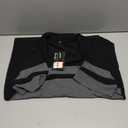 Mens Polo Shirts Short Sleeve Color Block T Shirt Summer Lightweight Casual Golf Shirts (Black, M)