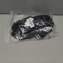 ZAFUL Women's Solid Spaghetti Strap Bralette Bikini Set Two Piece Swimsuit 1-Black, Small