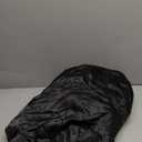 P Pothuiny 6 Pieces Queen Satin Sheets Luxury Silky Black Satin Bedding Sheet Set, 1 Deep Pocket Fitted Sheet + 1 Flat Sheet + 4 Pillow Cases